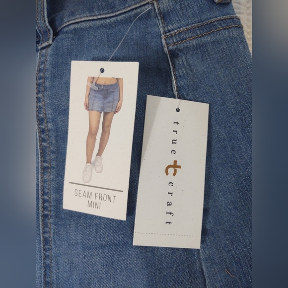 Denim Mini Skirt - Picture 3 of 7